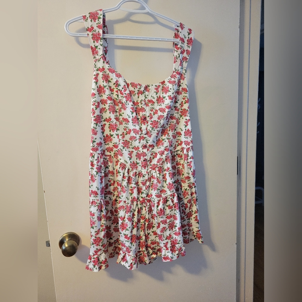 Floral Sleeveless Romper